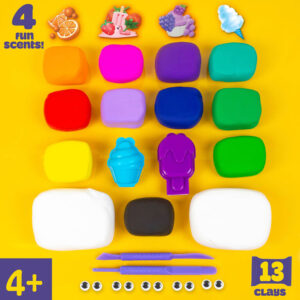 PlayDoh – Σετ με 13 Air Dry Clay – Horizon